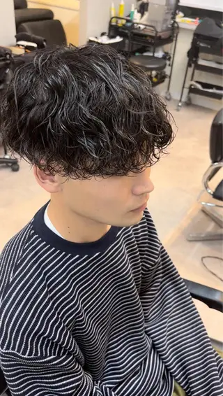 ショート パーマ メンズ メンズStylist 山根慧のヘアスタイル