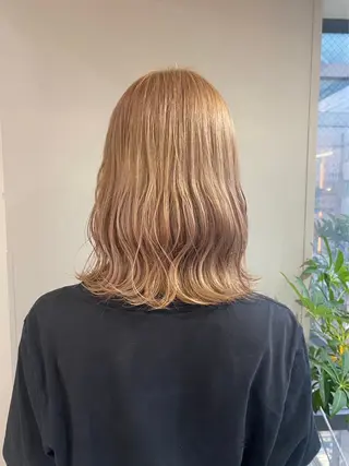 ミディアム カラー ヘアアレンジ ボブ /ニュアンス/ satomi🧸💖のヘアスタイル