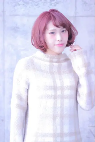 ショート カラー ヘアアレンジ cachecache所属・及川 光のヘアスタイル