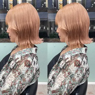 ミディアム カラー 髪質改善will hairdesignのヘアスタイル