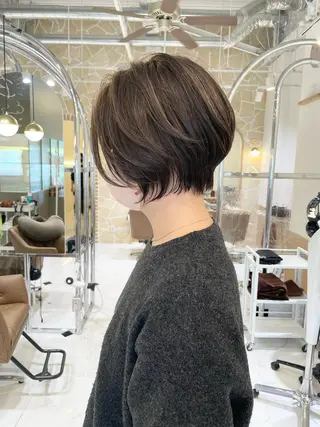 ショート カラー 似合わせスタイル 岡田勇哉のヘアスタイル