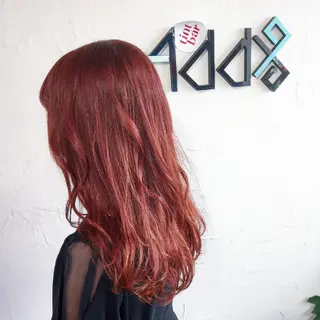 ロング カラー ヘアアレンジ Add9 柳田健登のヘアスタイル