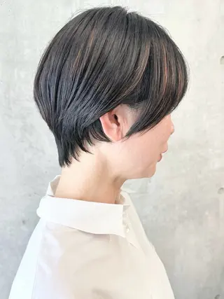 ショート 小顔ボブ/お悩み解決 /ボブパーマ/とういのヘアスタイル