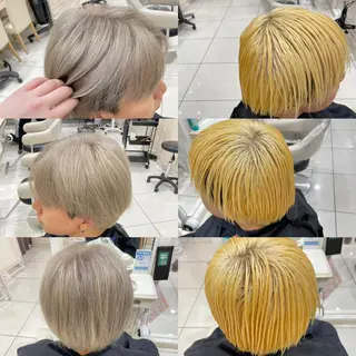 カラー メンズ 池田 賢太のヘアスタイル