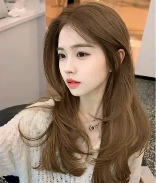 セミロング 映える顔まわり/前髪 特化 💗 ユキマのヘアスタイル