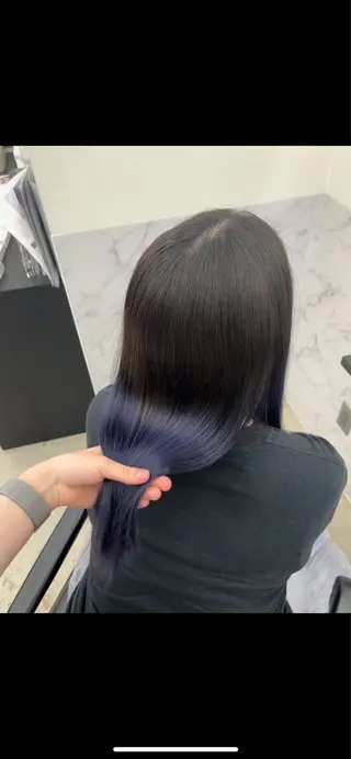 カラー 田中 莉香のヘアスタイル