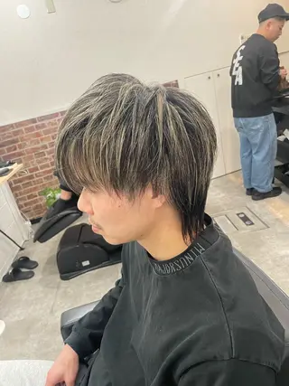 ショート カラー メンズ TETISS所属・💈メンズハイライト 南谷💈のヘアスタイル
