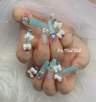 ネイル HANA 長さだしのネイルデザイン