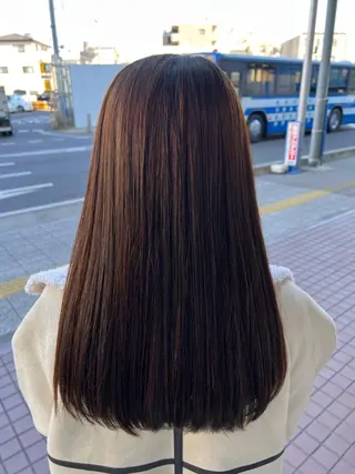 ロング 山崎 和花のヘアスタイル