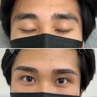 メンズ アイブロウ 眉毛&まつげ 似合わせデザイン功刀の眉毛・アイブロウイメージ