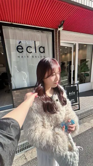 カラー Asuka/髪質改善 /カラー/ヘアセットのヘアスタイル