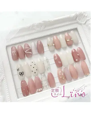 ネイル 定額ネイルLino 岡山表町のネイルデザイン