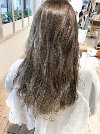 セミロング カラー 【1日2名様限定】 AFLOAT白川雄副のヘアスタイル