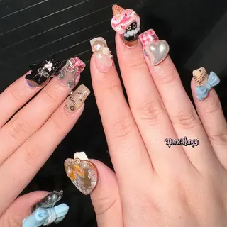 ネイル Dark honey スカルプ専門原宿店のネイルデザイン