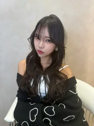 ロング 韓国ヘア/レイヤー/ 前髪/髪質改善/石川のヘアスタイル