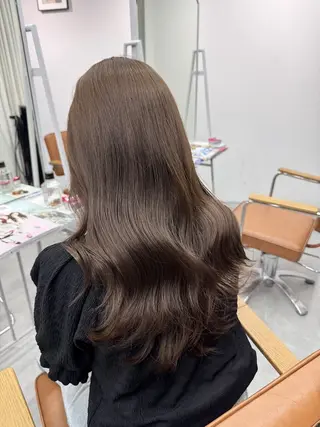 ロング カラー ヘアアレンジ 🌈髪質改善💕 縮毛矯正✨青木まで✨のヘアスタイル