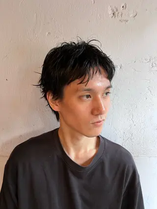 ショート パーマ メンズ 小笠原 悠斗のヘアスタイル