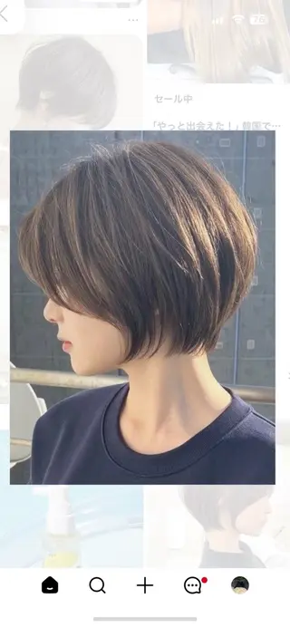 ショート 赤み消しカラー / ヨシダトモキのヘアスタイル