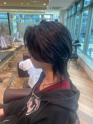 メンズ メンズ特化/フェザー /パーマ/伊勢元のヘアスタイル