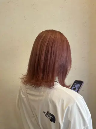 ミディアム カラー 阿部 翔一郎/暖色系カラーのヘアスタイル