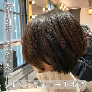 ショート 縮毛/ショート/ ボブ/レイヤー/小原のヘアスタイル