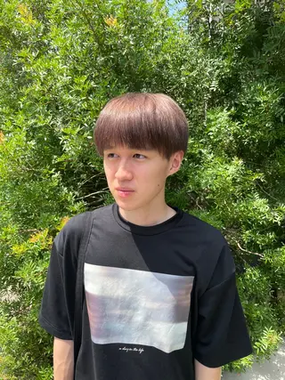 ショート カラー メンズ 増田 ルナのヘアスタイル