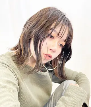 ミディアム 剣持友希/ifh iizuka/高崎のヘアスタイル