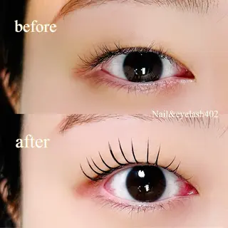 マツエク・マツパ 402 hakoishiのマツエク・マツパデザイン