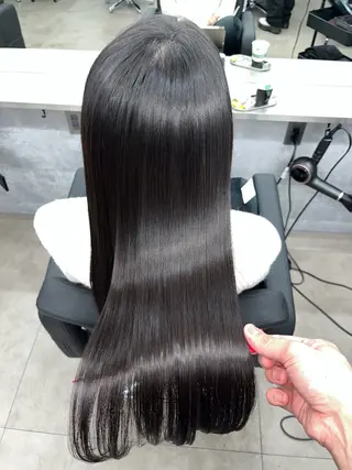 ロング カラー パーマ 🌈艶髪/髪質改善 新宿itouのヘアスタイル