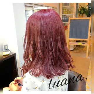 セミロング エクステ・髪質改善・ ブリーチ・吉田大介のヘアスタイル