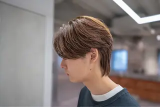 ショート パーマ メンズ 波巻きスパイラルパー マ/シャドウパーマ駿のヘアスタイル