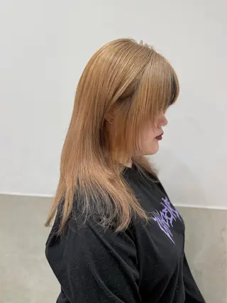 ミディアム GO TODAY SHAiRE SALON 原宿Stella店所属・𓍯柔らかhair 𓍯 yukinoのヘアスタイル