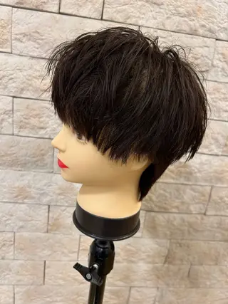 ミディアム メンズ カットサロンタカハシ所属・メンズカット　森 和磨のヘアスタイル