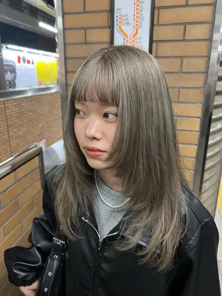 カラー 似合わせショート/ パーマ‪/表参道のヘアスタイル