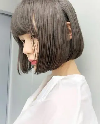 ミディアム ヘアアレンジ 艶髪韓国レイヤー 🇰🇷✨小清水✨のヘアスタイル