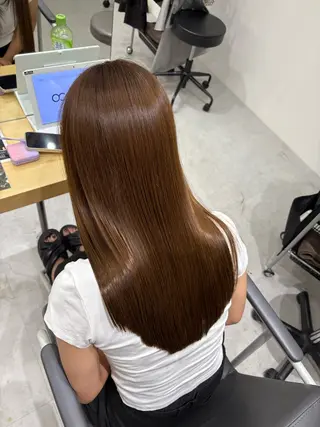 ロング カラー SOYON西大寺店所属・ダブルカラー/ 髪質改善💎安藤のヘアスタイル