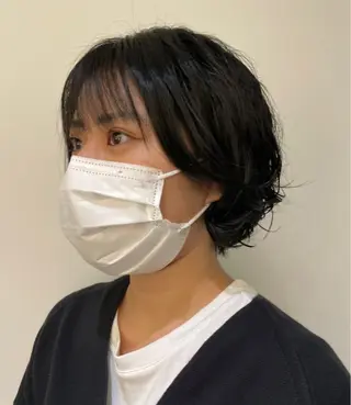 ショート パーマ 骨格診断/似合わせ カットあさみななこのヘアスタイル