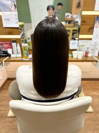 ロング 神谷 千明のヘアスタイル