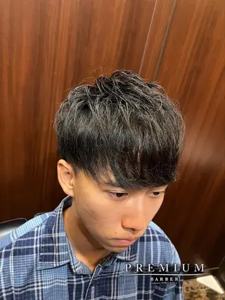 ミディアム メンズ UNTRACE -BARBER SHOP- 東池袋店所属・渡辺 康太のヘアスタイル