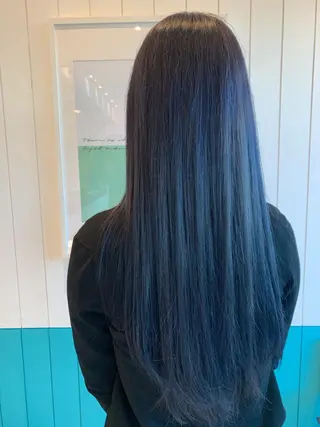 ロング カラー ヘアアレンジ VIM hairおもろまち店のヘアスタイル