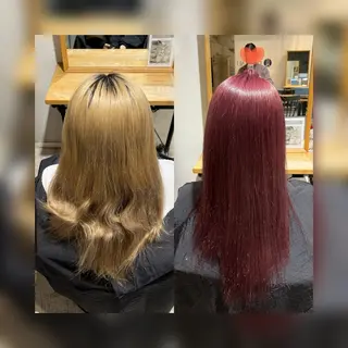 ロング カラー オアシスガーデン上野店所属・山内 瞳のヘアスタイル