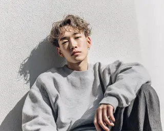 ショート カラー パーマ メンズ ツイスパ/波巻き対応 メンズ特化　石川愛理のヘアスタイル