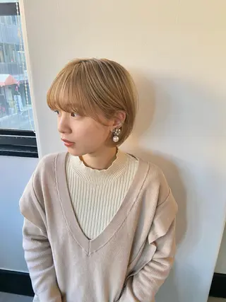 ショート ヘアアレンジ 田中 あやなのヘアスタイル