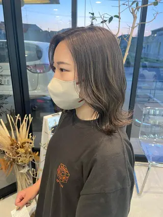 ミディアム 透明感カラーが得意✨ arakawayuaのヘアスタイル
