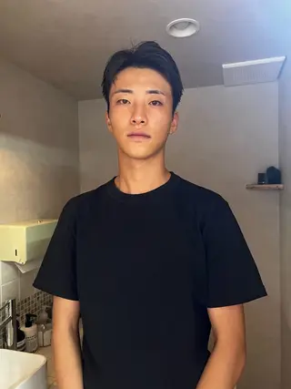 メンズ nishido ハイライト/海外ヘアのヘアスタイル