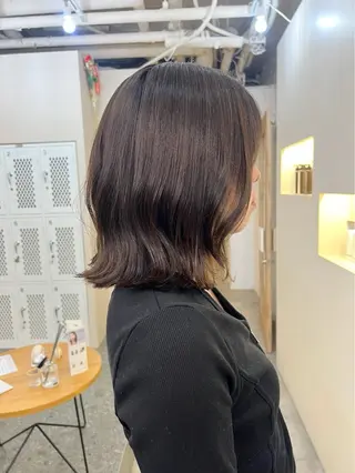 ミディアム カラー サラツヤ縮毛矯正✨ モデル募集（藤野）のヘアスタイル