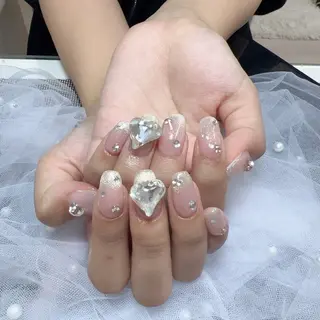 ネイル 🎀nana🫧 ワンホンネイル🎀のネイルデザイン