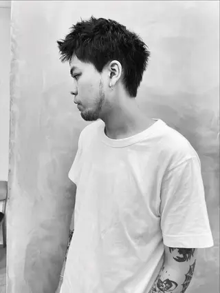 メンズ メンズカット パーマ[佐橋]のヘアスタイル