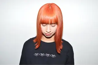 ミディアム カラー Hairsalon F＋Moana by　HEADLIGHT所属・salonF 🔸hamaのマツエク・マツパデザイン