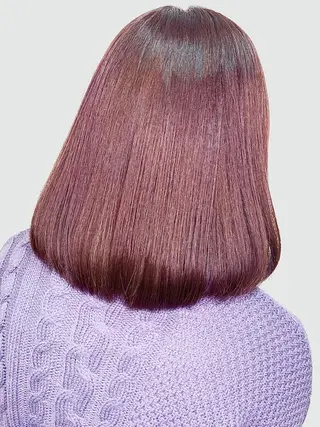 ミディアム 🫧艶髪カラー🫧 森本くるみのヘアスタイル